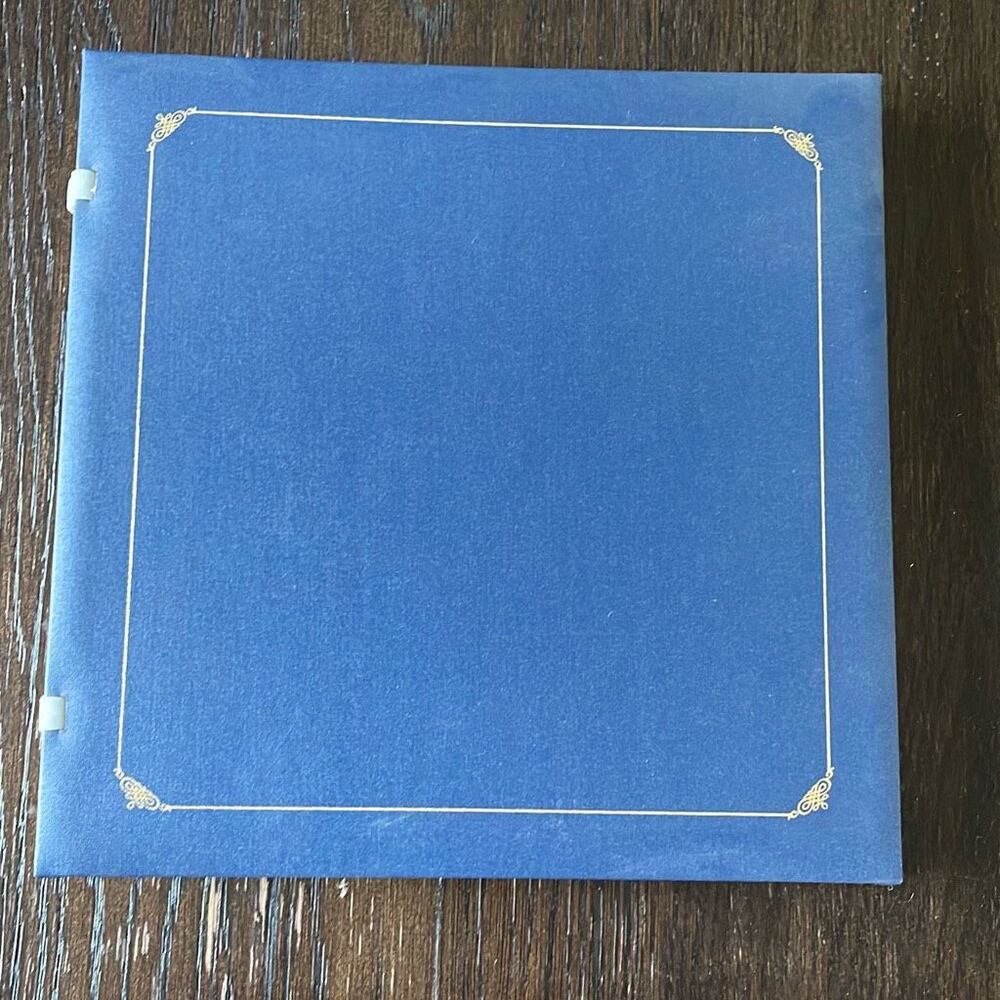 Creative Memories Hardbound Photo Album Blue 12.5x12.5‎ New